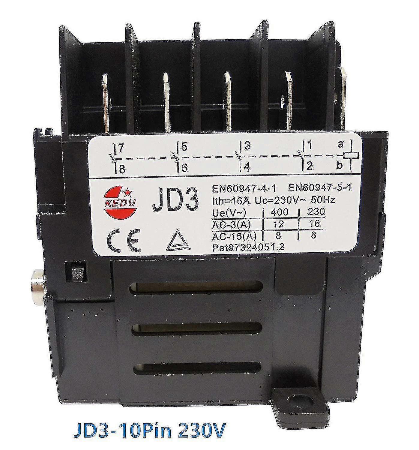Jd3 Jd4 interruttore elettromeccanico relè per elettroutensile Kedu 8pins 10pin 16a 230v 400v
