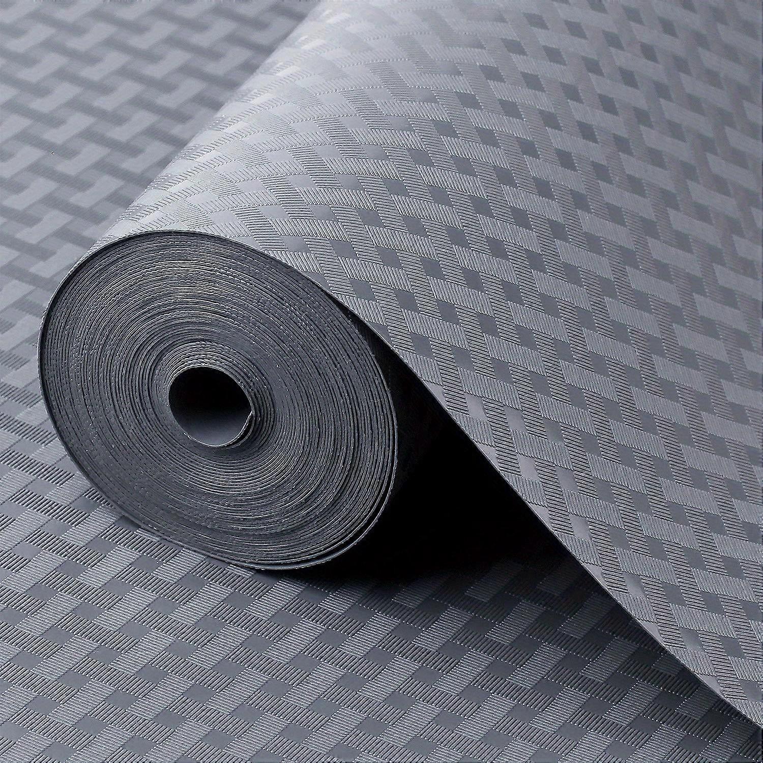 1 Roll Premium Vinyl Waterproof Shelf Liner - Durable, Non-Adhesive, Easy-to-Clean Protector for Kitchen Cabinets, Refrigerator, Cupboards, Drawers, C
