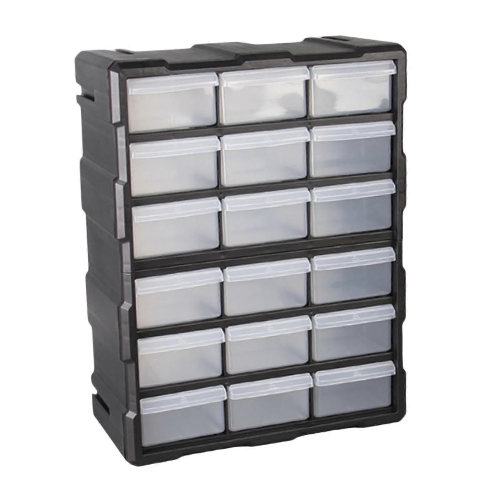 18 מגירות מארגן חלקים מגירות תכשיטים ארון מלאכה פח רב תכליתי