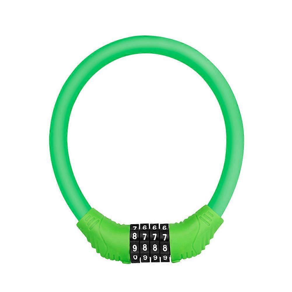 Motorcycle Bicycle Lock Combination Code 4 Digit Password Padlock Anti-theft Password Security Cable Locker For Mtb Road Bike