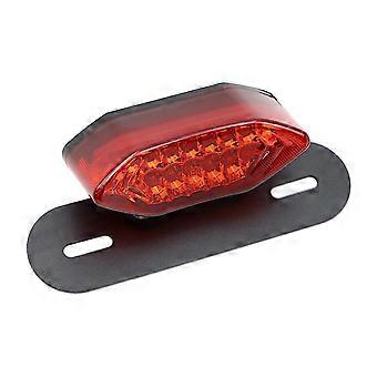 Find Integrated Motorcycle 17 LED Brake Hazard Tail Light License Plate Bracket Black In Hong - Foto 12