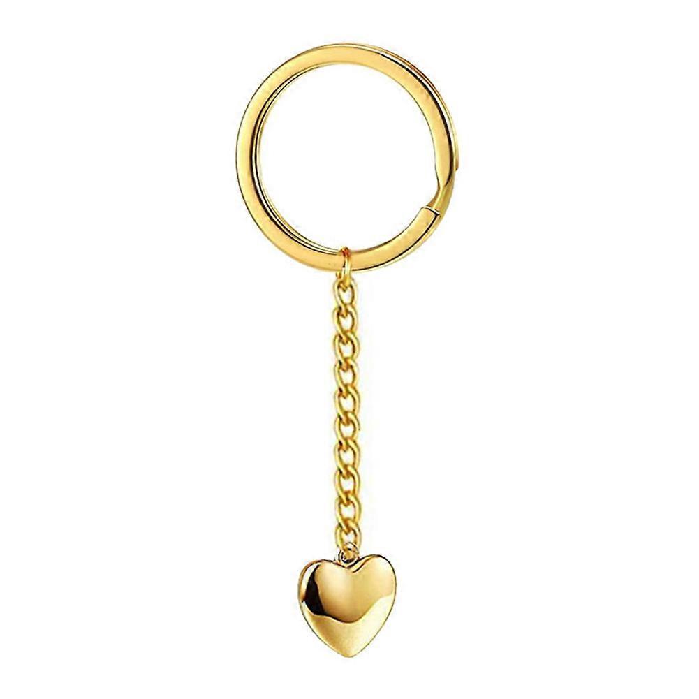 Key Ring Silver Gold Heart Heart For Keys