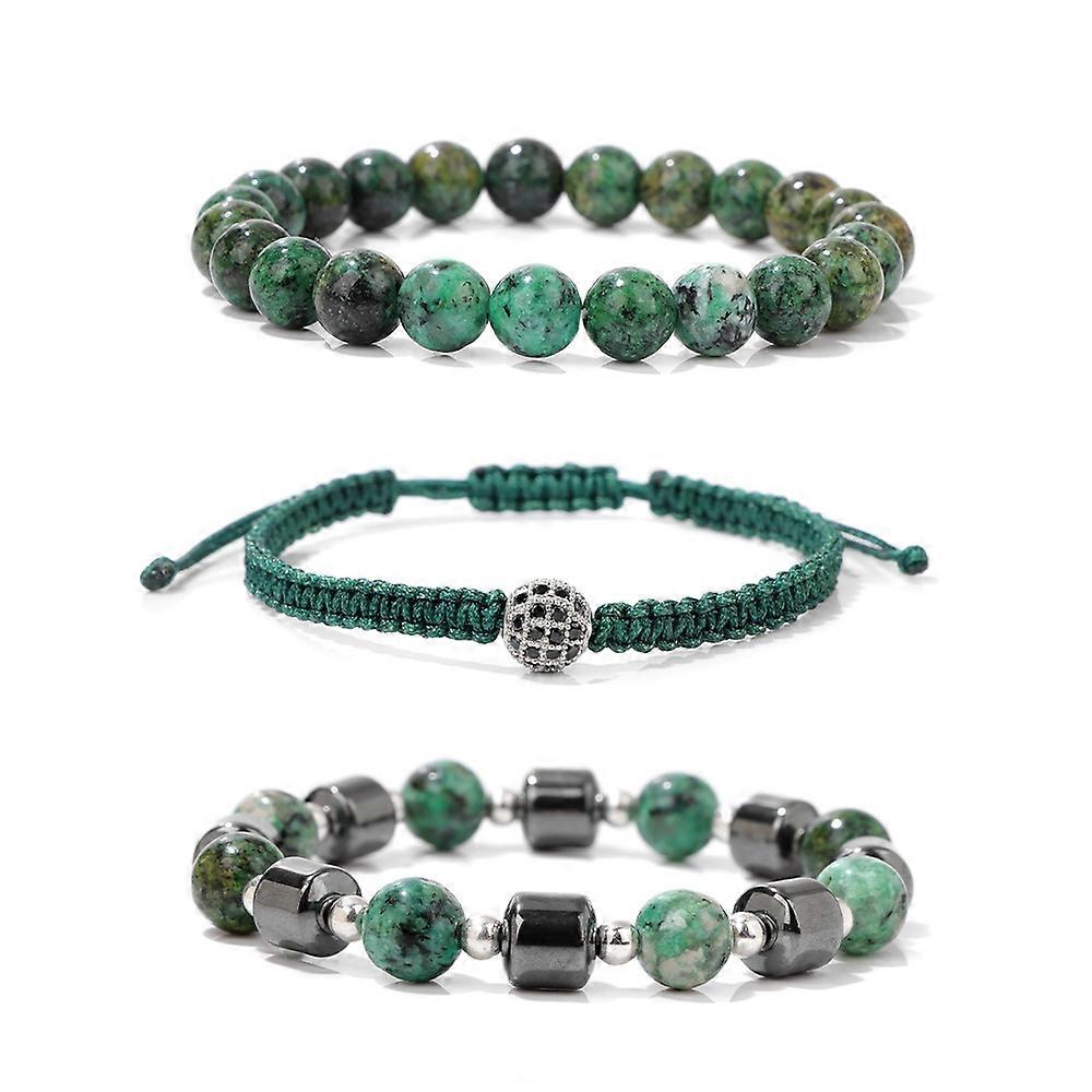 Bracelet-Retro Stone Trio-Healing Touch
