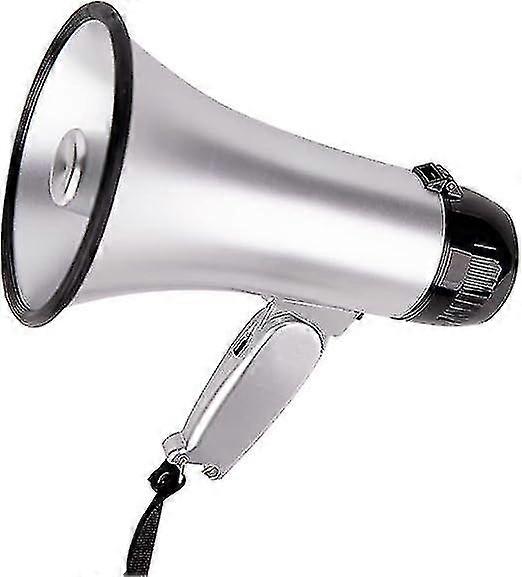 Portable Megaphone Bullhorn 20 Watt Power Megaphone Speaker Voice And Siren/alarm Modes With Volume Control And Strap-Sincere