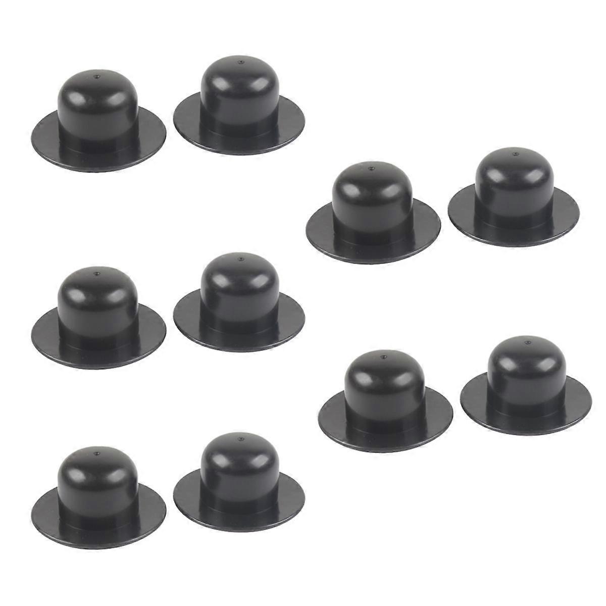 Swimming Pool Accessories Pipe Rack Pool Wall Valve Plug Filter Mesh PVC Soft Leather Plug (Short Style) Black