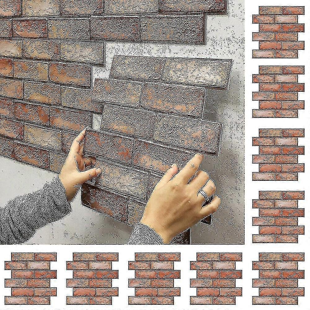 3d Simulation Brick Wall Sticker Wallpaper Kitchen Decals