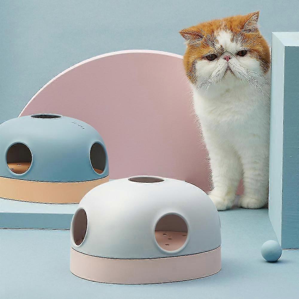 Cat Toys Multi Use Pet Cat Toy Track Ball Tunnel Interactive Toys For Cats Kitten Games(purple,blue,green)
