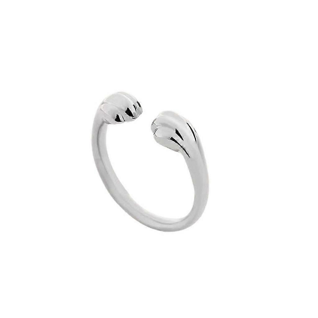 Cute Cat Paw Rings Embrace Open Rings Jewelry Stackable Rings