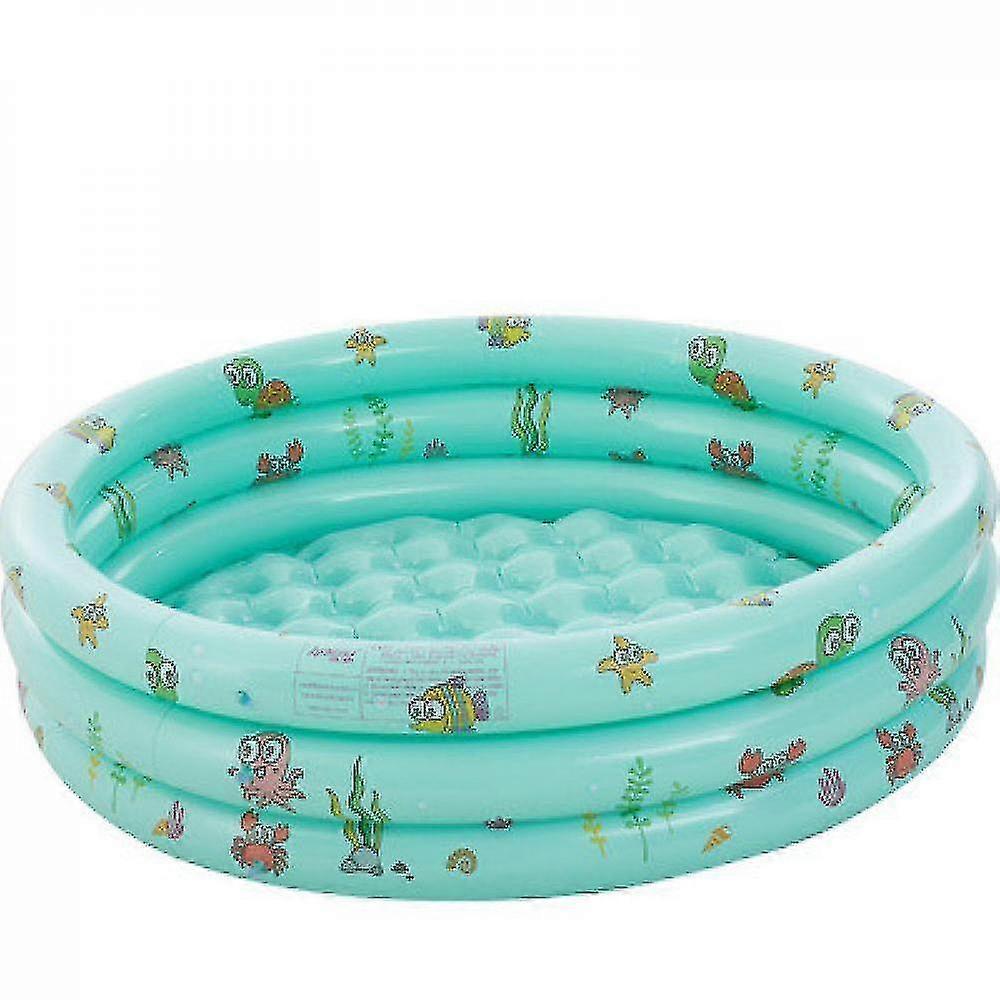 garden round inflatable   swimming pool(green)