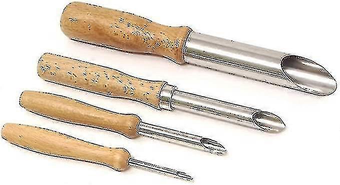 4-piece Clay Hole Cutters For Pottery
