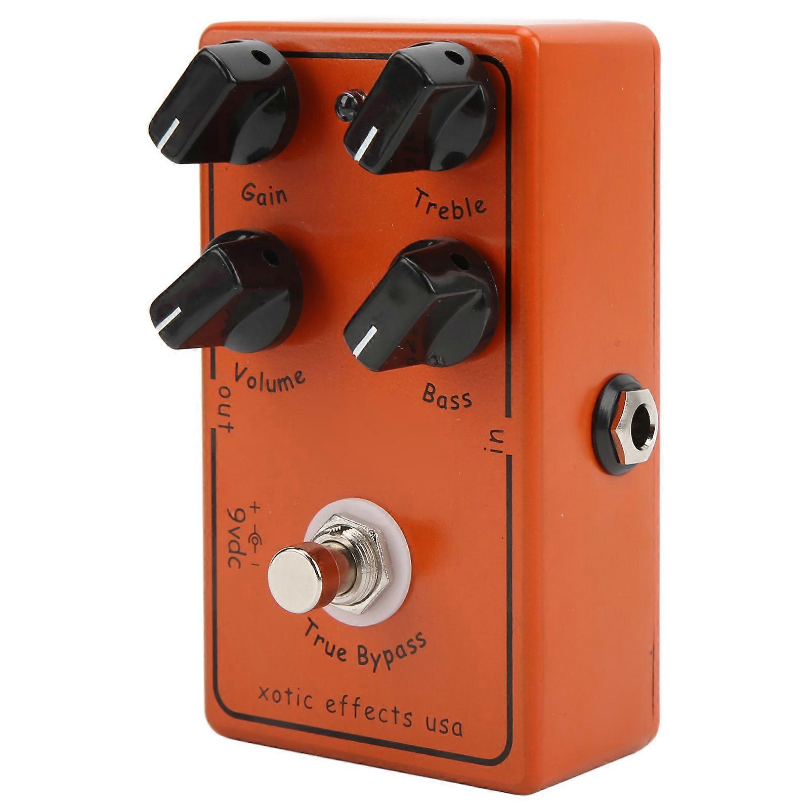 Overdrive Effect Pedal Elektrisk gitar Preamp Effects True Bypass Effector Tilbehør