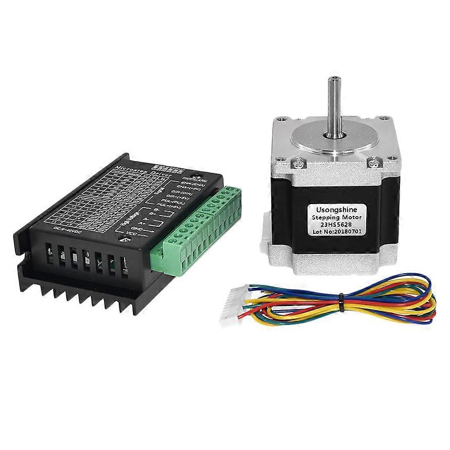Nema 23 23HS5628 57 Motor 2.8A with TB6600 Driver NEMA17 23 for CNC and 3D Printer Part Parts(6.35M