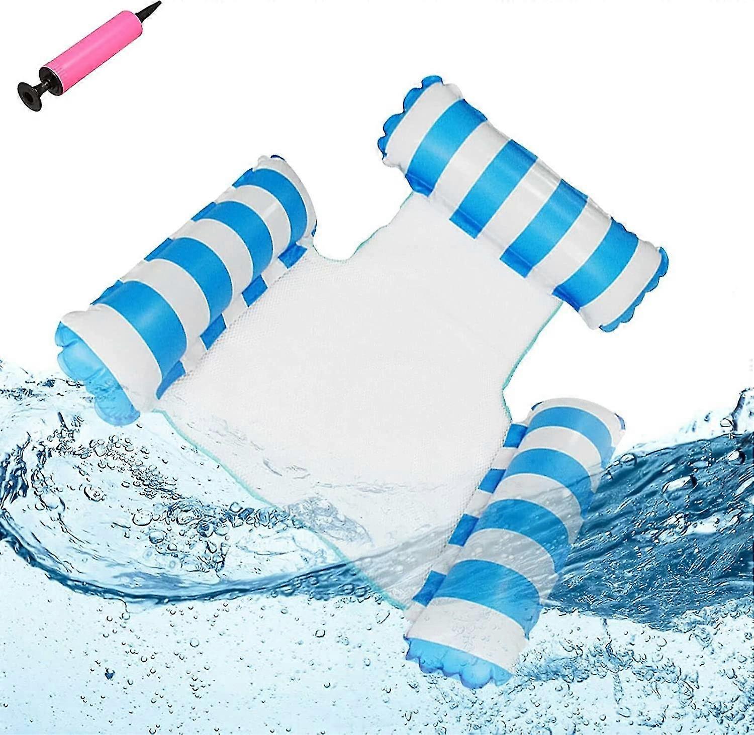 Inflatable Pool Mattress,inflatable Water Hammock,4 In 1 Pool Toy,water Hammock,foldable