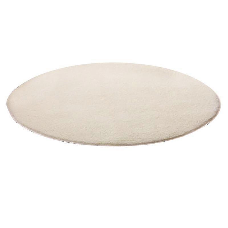 120cm Round Fluffy Soft Rug Anti-Slip Floor Mat Carpet Cushion Bedroom Decor