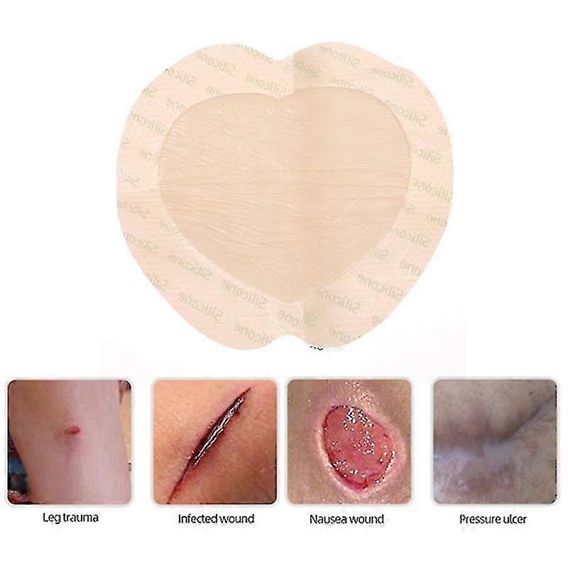 1pc Silicone Wound Patch Bedsore Dressing Patch For Pressure Ulcer ZY
