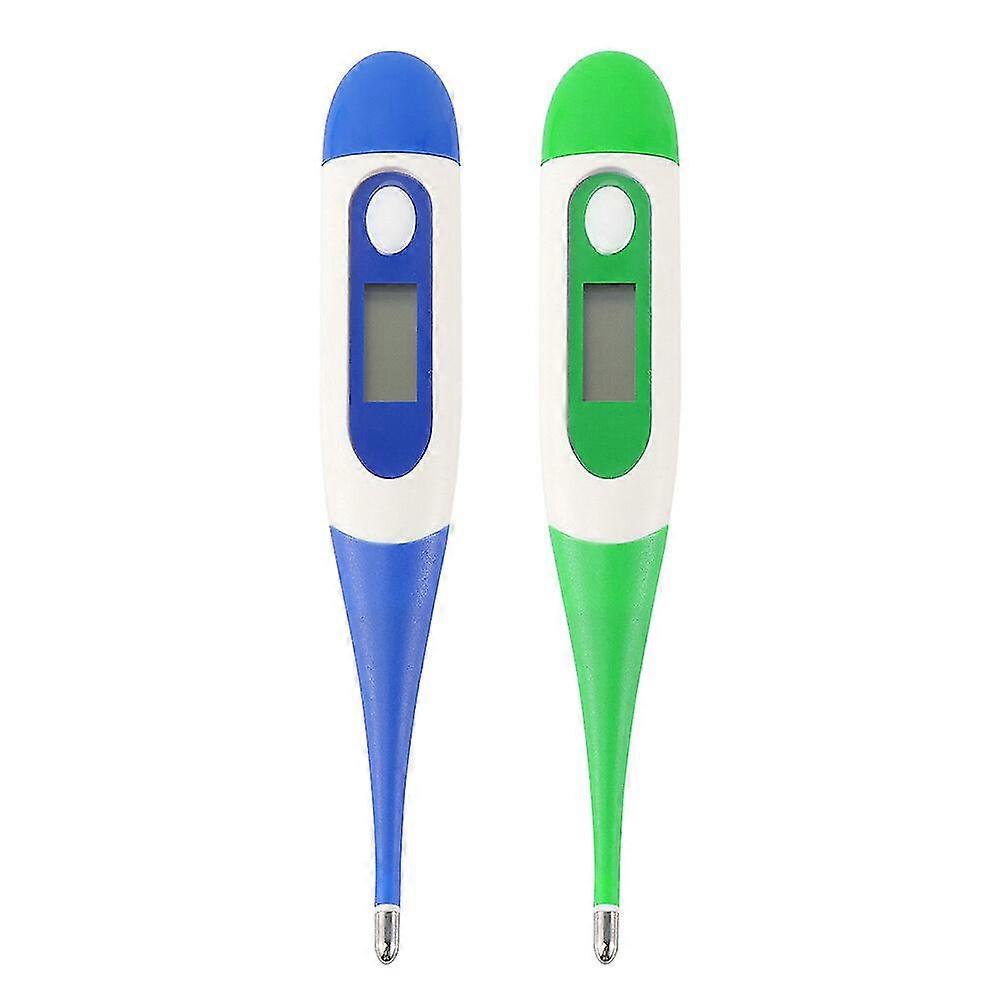 2pcs Home Electronic Thermometer Digital Thermometer Water Temperature Measuring Tool (random Color, Head Style)
