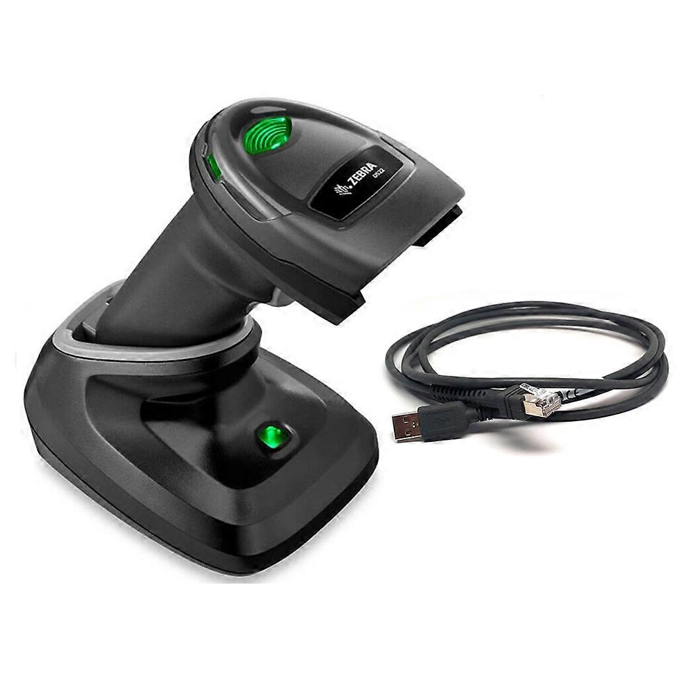 DS2278-SR7U2100PRW Handheld Bluetooth 2D Barcode Scanner with USB Cable and Cradle