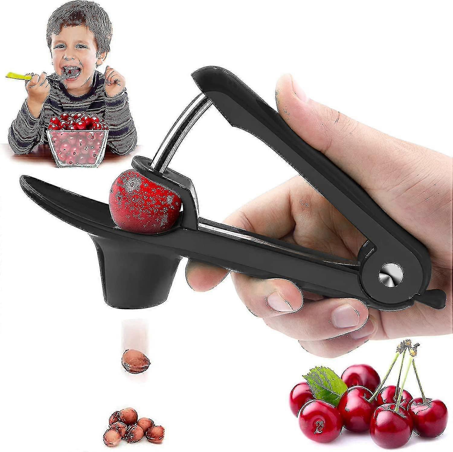 Cherry Pitter,cherry Seed Remover Olives Pitter Tool, Cherries Corer Pitter Tool With Space-saving Lock Design,multi-function Fruit Pit Remover For Ma