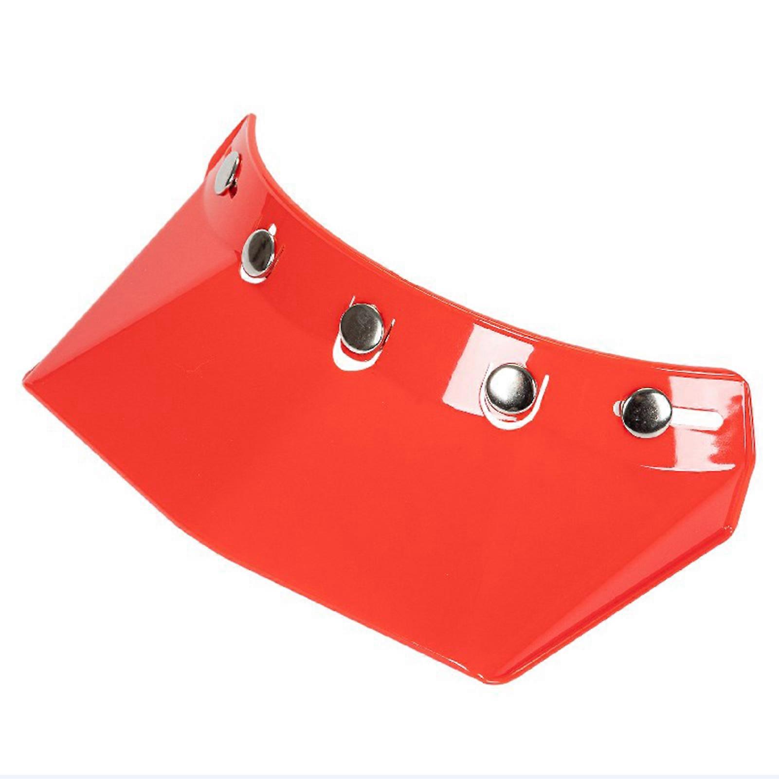 Universal 5-Snap Visor for Open Face Motorcycle Helmet Wind Flip Up Visor Shield Motorcycle Helmet Cap Tongue