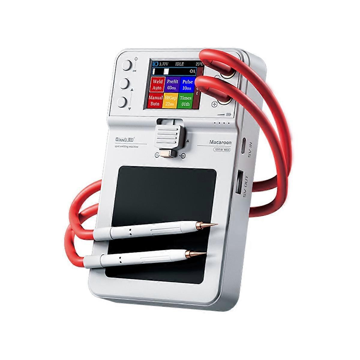 Machine de soudage par points intégrée de macaron bricolage Max Double impulsion de soudage par points pour batterie de téléphone portable
