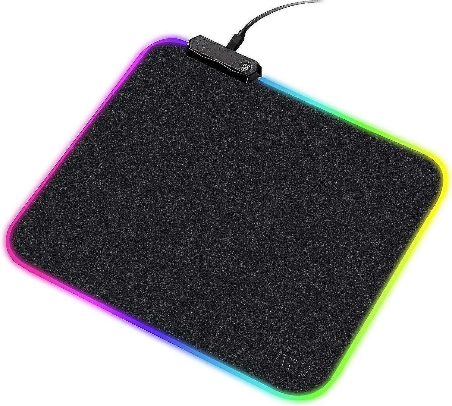 Rgb Gaming Mouse Pad Mat - 3402453mm Led Mousepad With Non-slip Rubber Base, Soft Computer Keyboard Mouse Pad For Macbook, Pc, Laptop, Desk