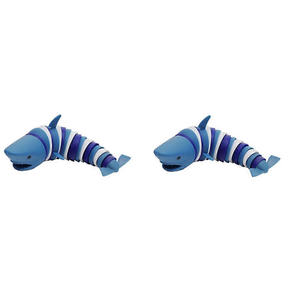 2Pcs 3D Articulated Stretch Stress Reliever Hand Toy, Pressure Relieving and Anti-Anxiety,A