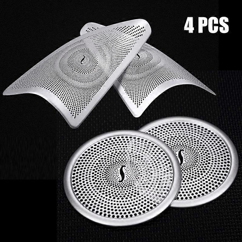 1 Set of Silver Speaker Chrome Cover With automotive adhesive tape For Mercedes-Benz W166/GLE ML-CLASS 2012-