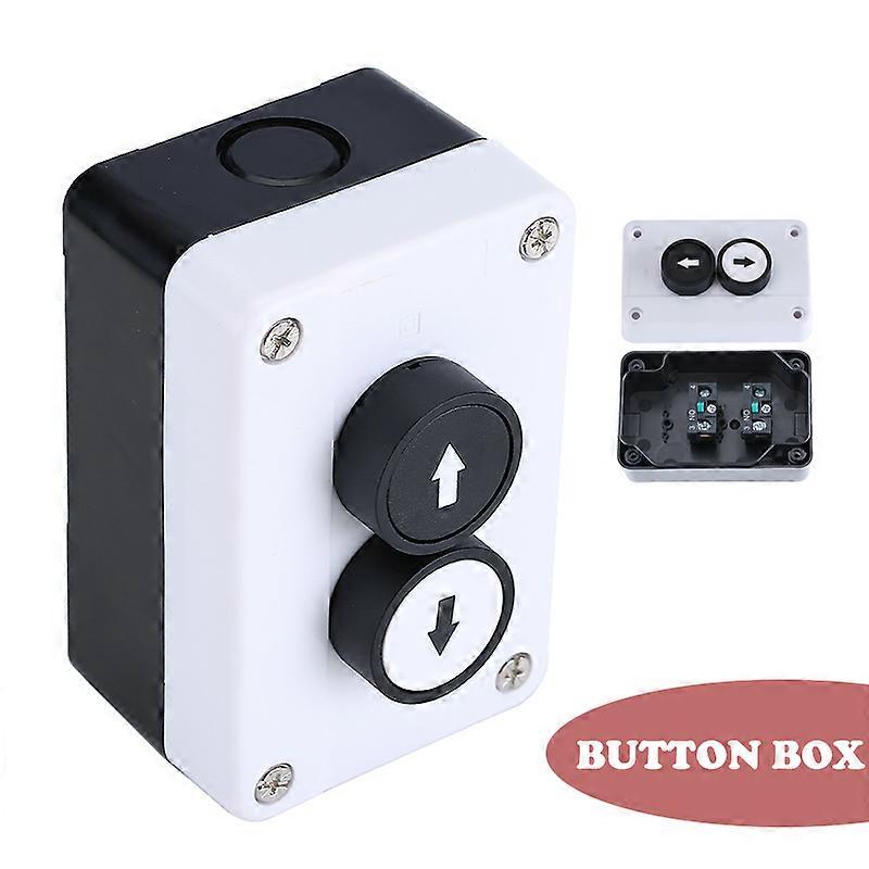 1pc Push Button Box Switch Double Insulated Arrows Up/Down Button Control Station Switches for Hoist Roller Door