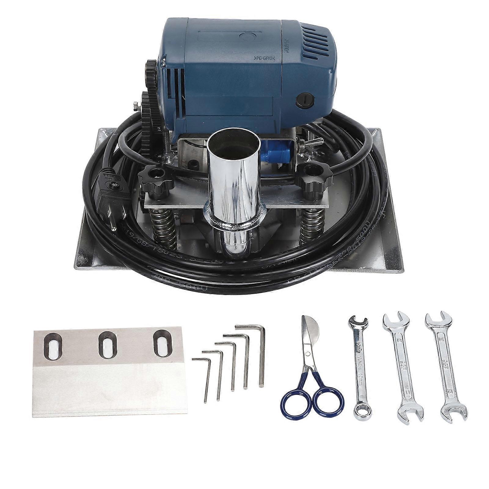 Flat Carpet Shearing Machine Adjustable Depth Flexible Professional Compact Flat Carpet Trimmer with 3inch Blade US Plug 110V