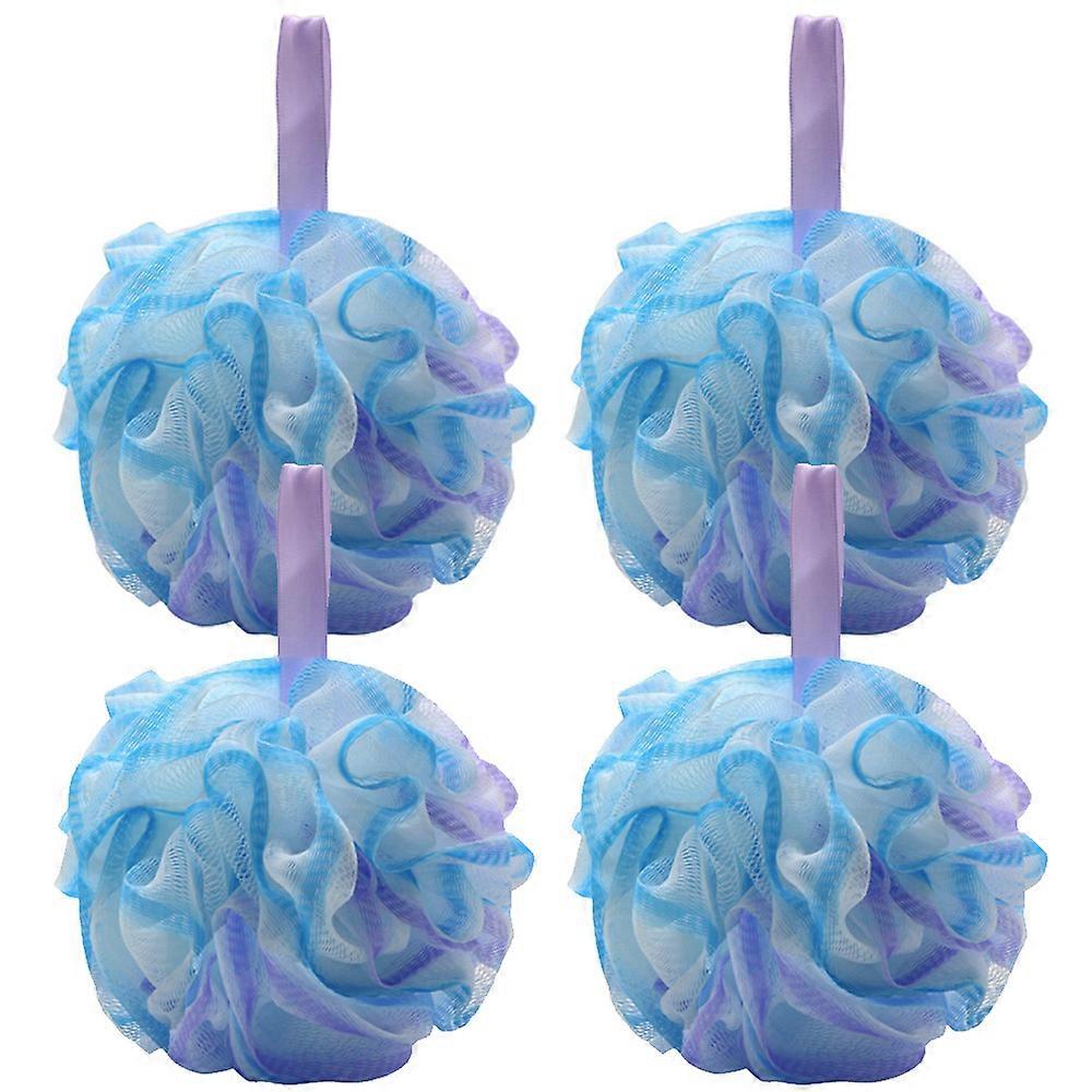 4 εξαιρετικά μαλακές μπάλες τένις με φουσκάλες, λουλούδια μπάνιου που δεν απλώνονται, μπάνιο διπλής χρήσης που τρίβεται, μεγάλες μπάλες μπάνιου