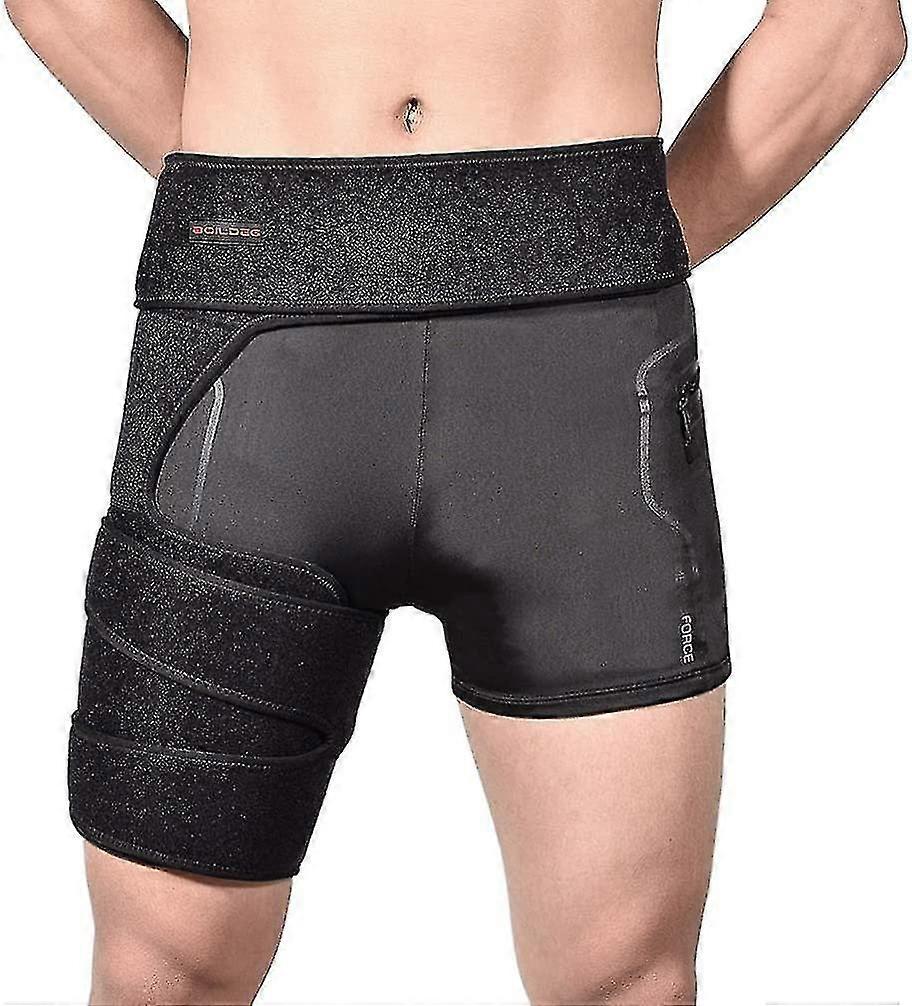 Hip Brace Sciatica Pain Relief Hip Support Brace Breathable Durable Adjustable Compression Brace For Men Women