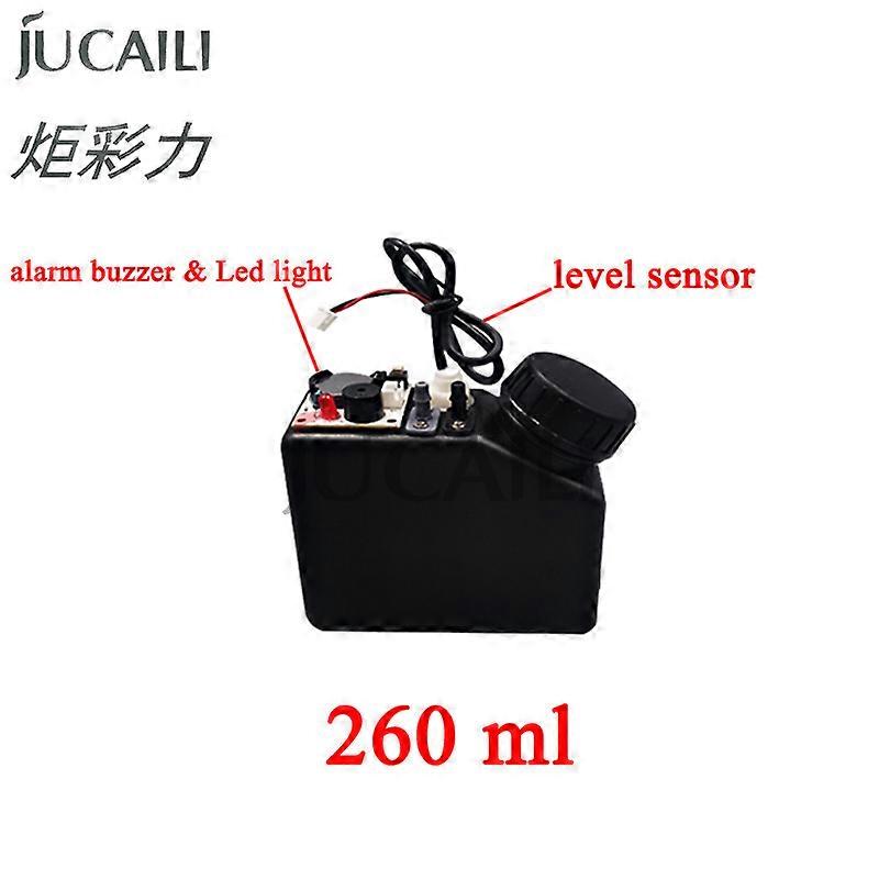JCL 260 ml Tintentank mit Füllstandssensor und Alarmsummer für Eco Solvent / UV A3 Kleindrucker