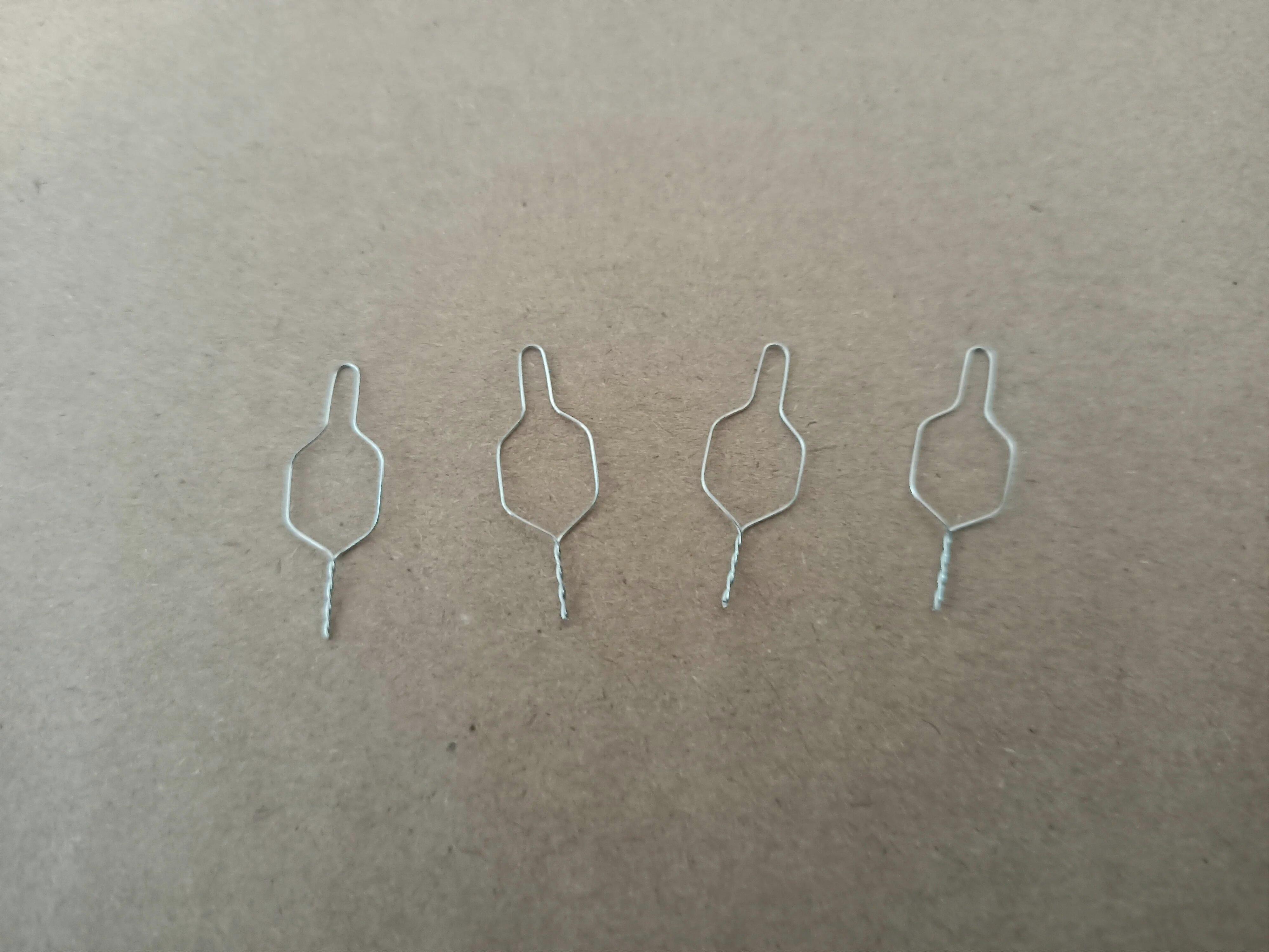 AZDENT Dental Orthodontic Ligature Ties – 100pcs Preformed Short 0.010 Wire, QX1371300401