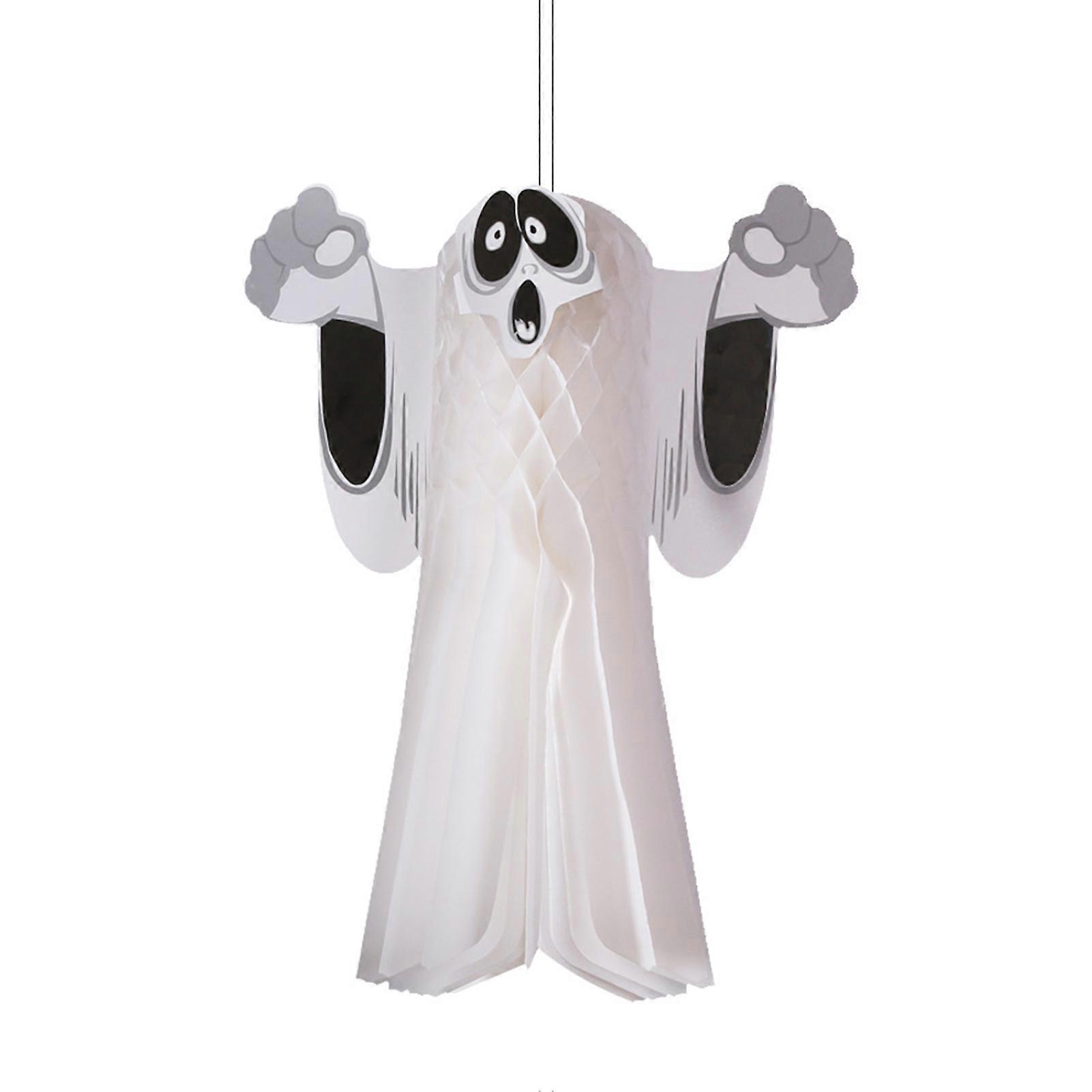 Halloween Honeycomb Ghost Pendant Sturdy and Not Easily Damaged Pendant for Halloween Holiday Parties Decor
