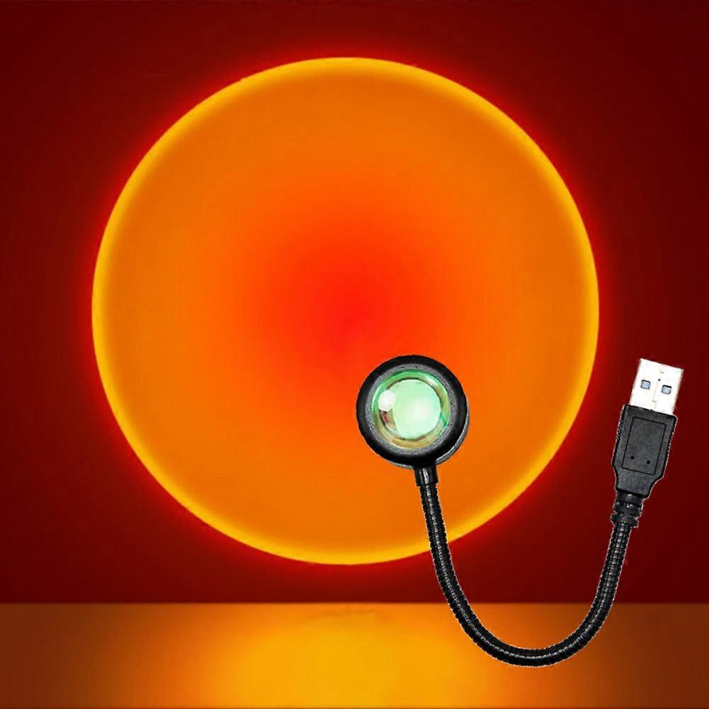 USB Light Self Photography Light LED Rainbow Neon Desktop Night Light Projector