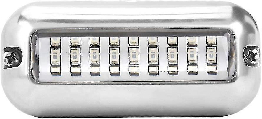 14w Led Underwater Light, 12v Stainless Boat Navigation Light, Ip68 Waterproof Underwater Ship Beam Light (blue) Auspicious