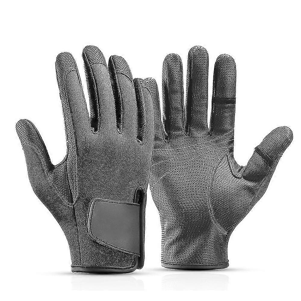 Neoprene Fishing Gloves For Men And Women With 2 Flexible Cutting Fingersdark Grey Xl