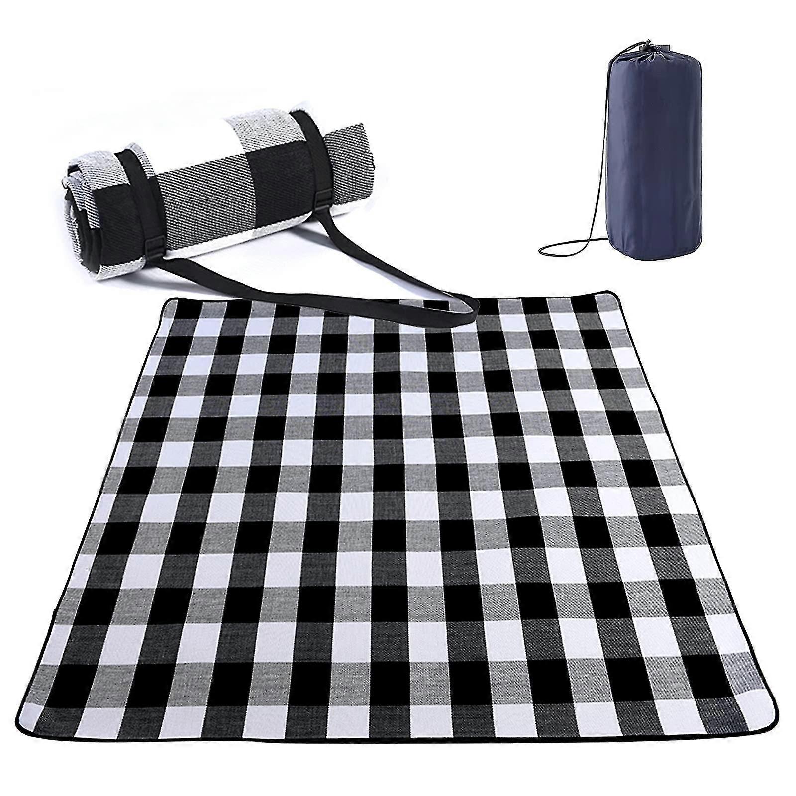 Picnic Blanket, 200x200cm Xxl Picnic Mat Outdoor Foldable Beach Blanket Waterproof Sand-proof Camping Blanket Picnic Blanket Camping Carpet, Picnic Ma