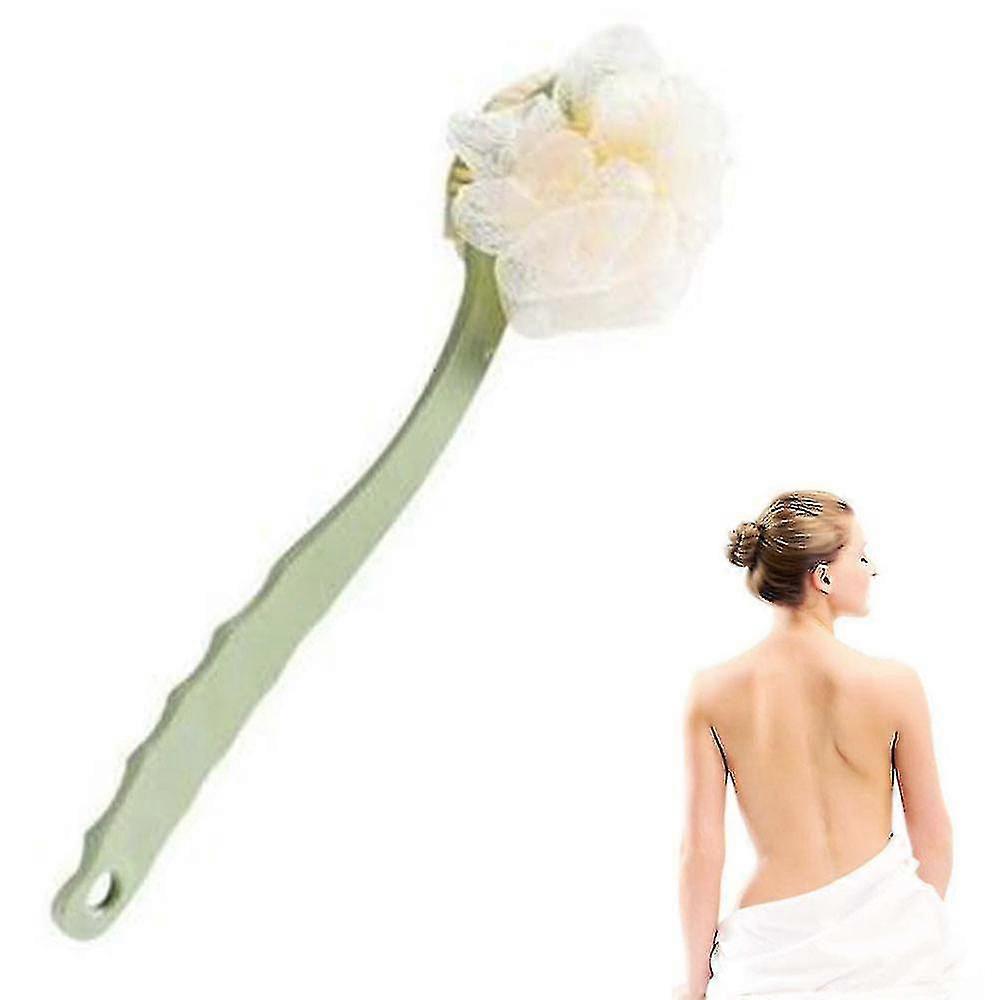 Brosse de douche avec poils et luffa