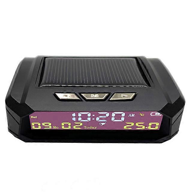 Solar Car Digital Clock