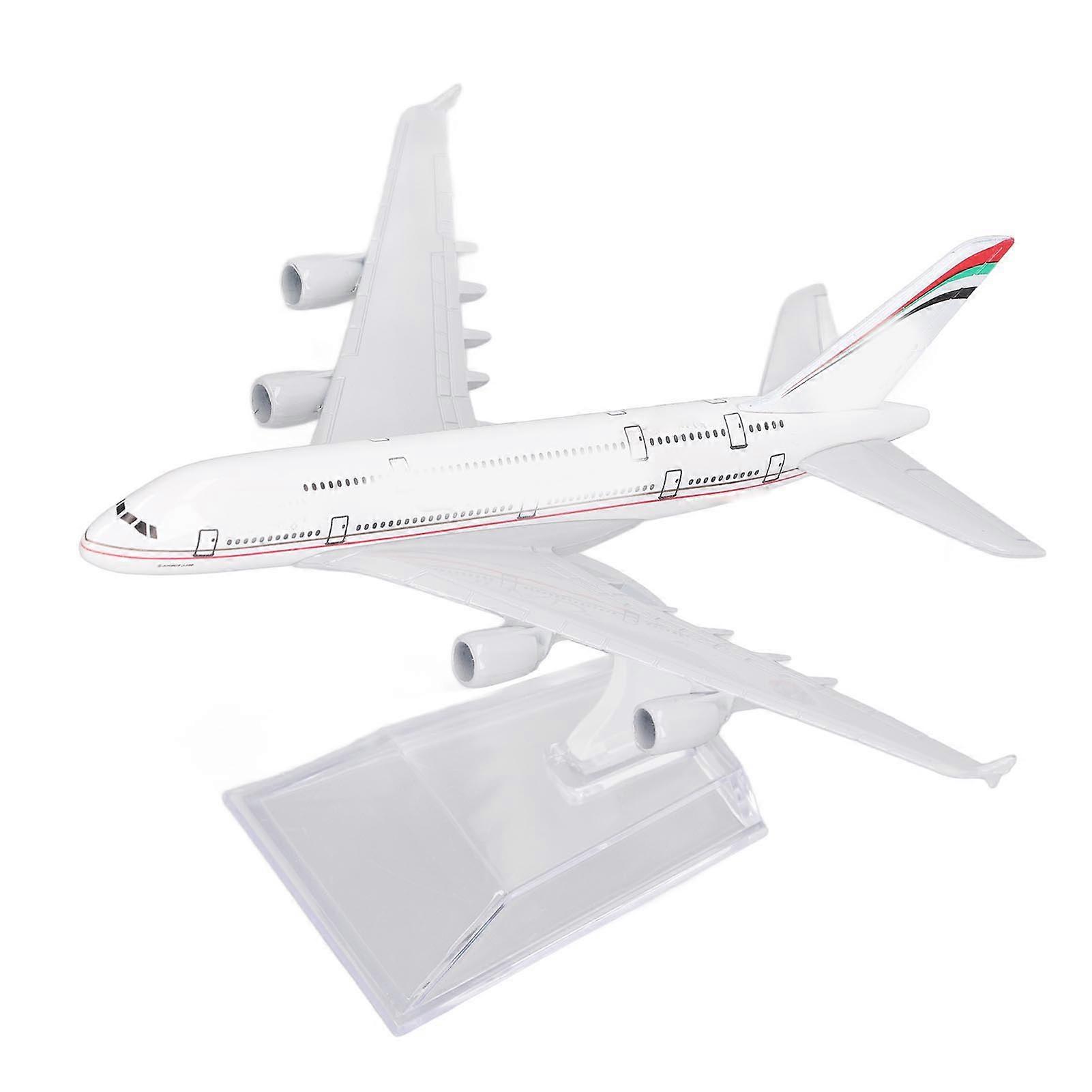 Diecast 380 Airliner Model Alloy Simulated Exquisite Airplane Model Decoration for Home Study Office