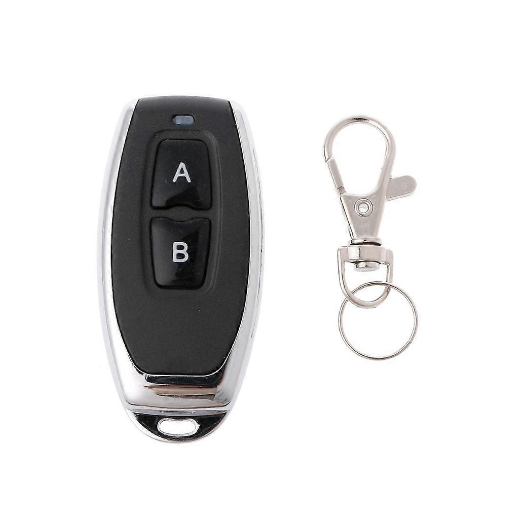 433MHz Wireless Metal 2 Button Remote Control 1527 Fixed Code Learning KT05-4