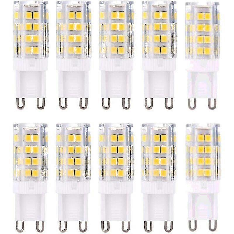 G9 Led Lamp Light Bulbs, Warm White 3000k 5w G9 Led Light Bulb Equivalent To 40w Halogen Bulbs 420 Lumens; Not Dimmable, Pack Of 10 [energy Class A+]
