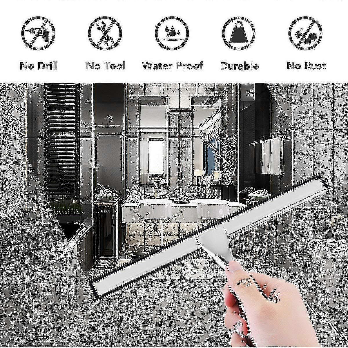 Stainless Steel Window Squeegee Shower Cleaner