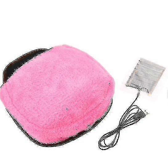 Hmwy-usb Plush Heating Warm Hand Mouse Pad With Large Space