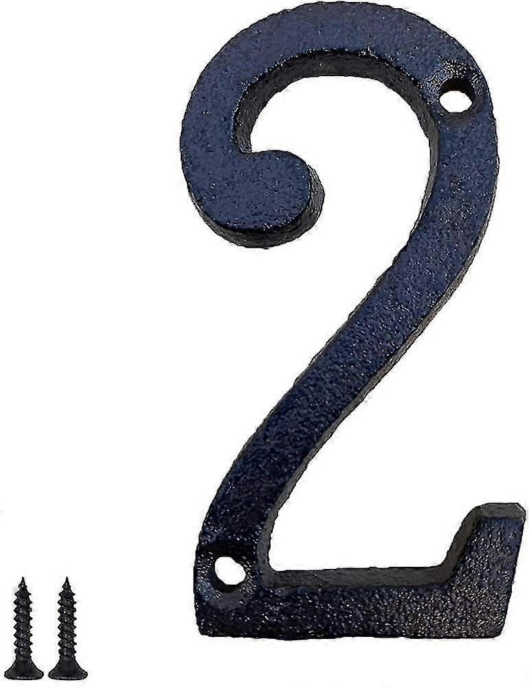 3 Inch Cast Iron Metal House Numbers-easy Install Mailbox Numbers/ Home Address