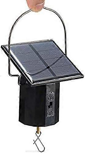 Hanging Solar Powered Wind Cuasting - Solar Powered Rotating Motor - Rotating Wind Chime Hook