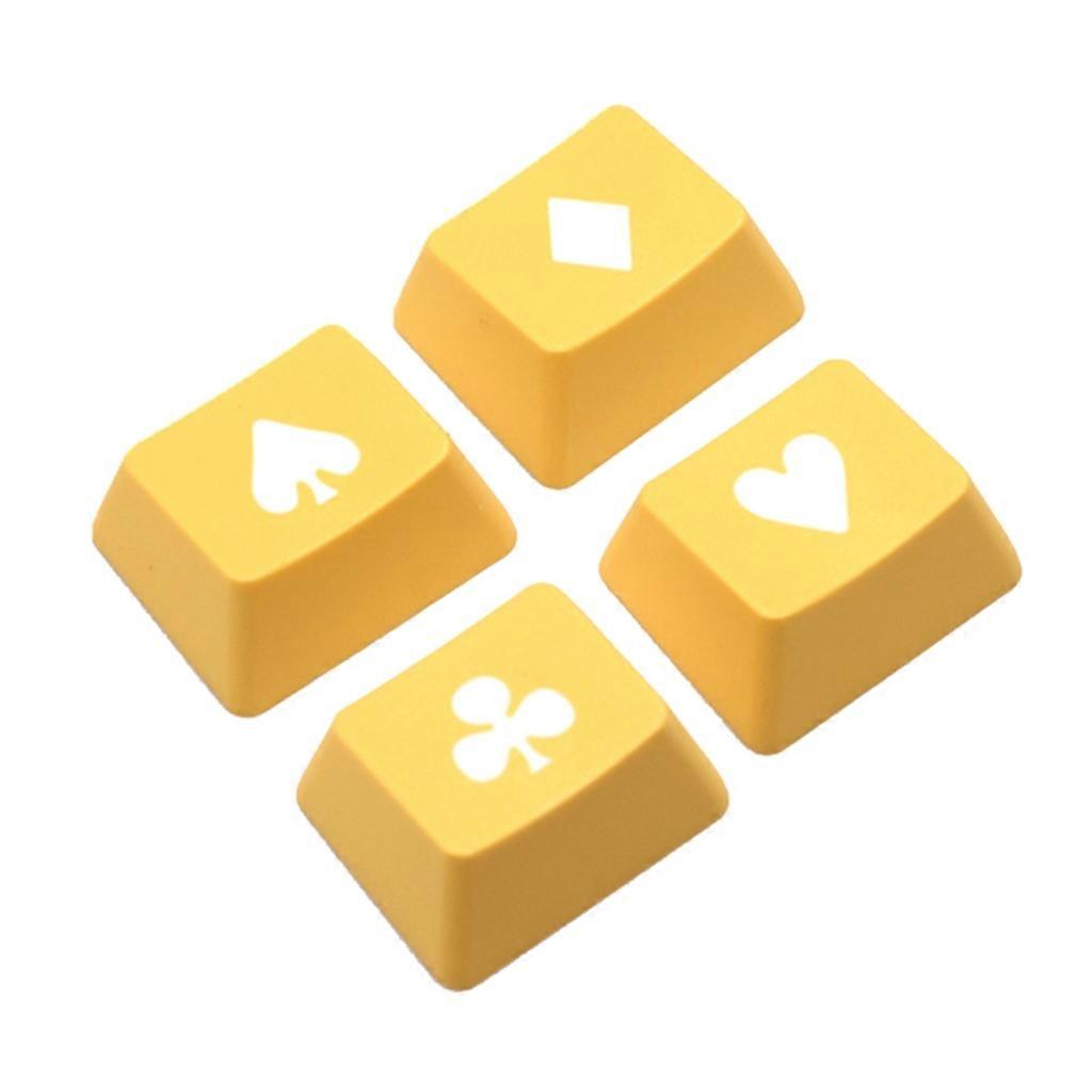4PCS Keycaps OEM 1.25U Keycap Set Poker Design for Mechanical Gaming Keyboards