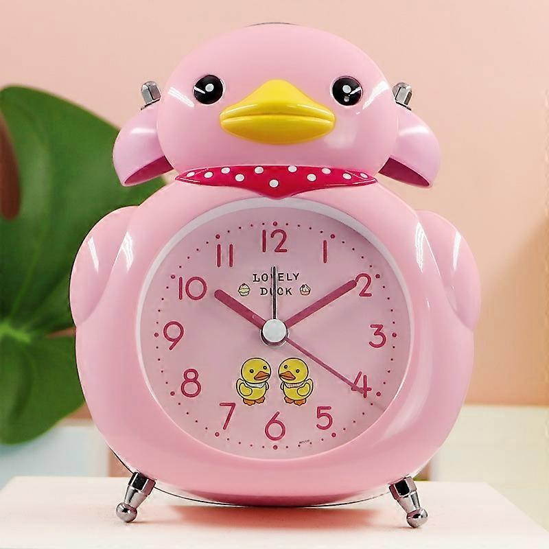 Alarm Clocks For Bedrooms, Cartoon Alarm Clock Little Yellow Duck Alarm Clock , Student Children's Home Decoration Desktop Clock