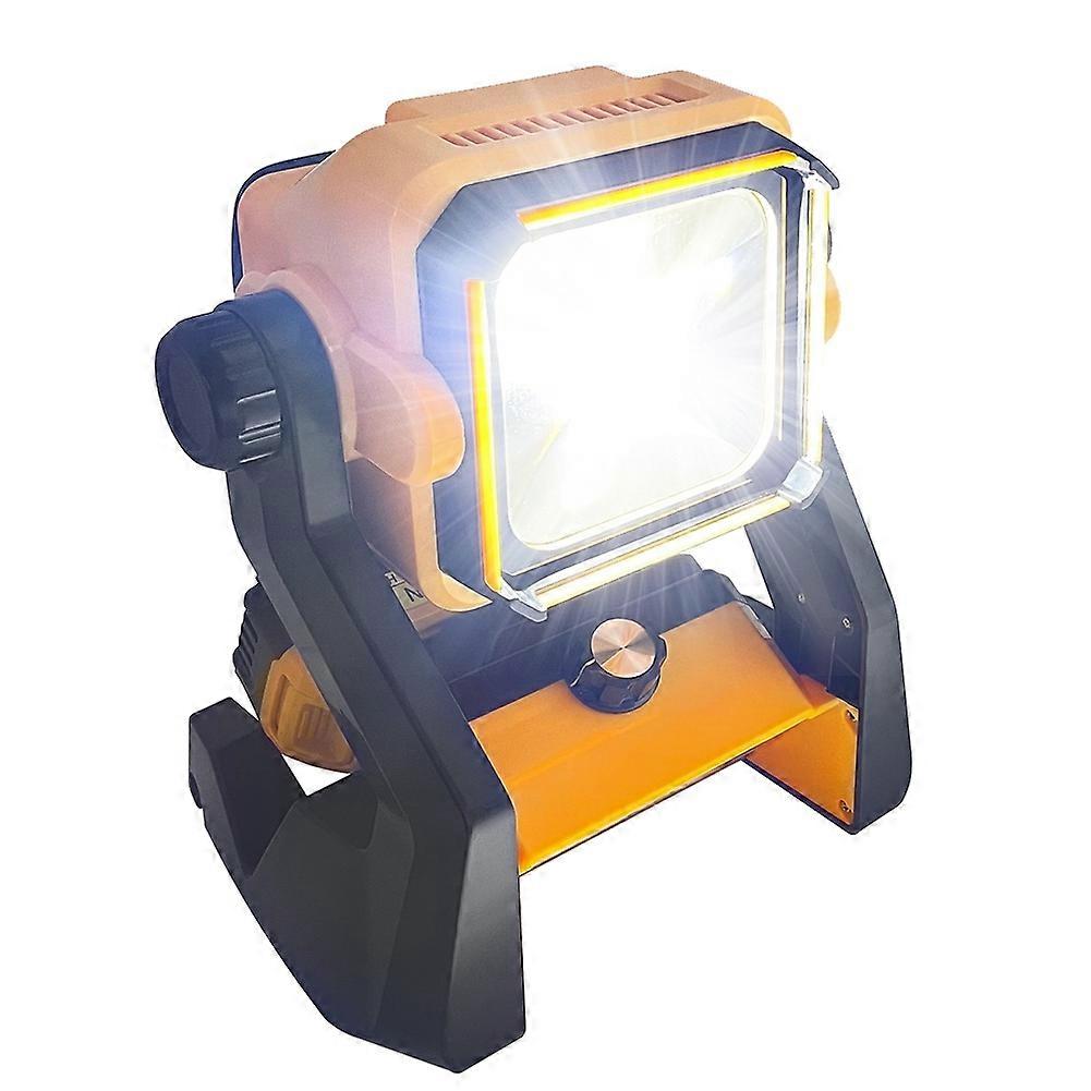 Dimmable LED Work Light for -Ion Battery Outdoor Spotlight Cordless Flood Light